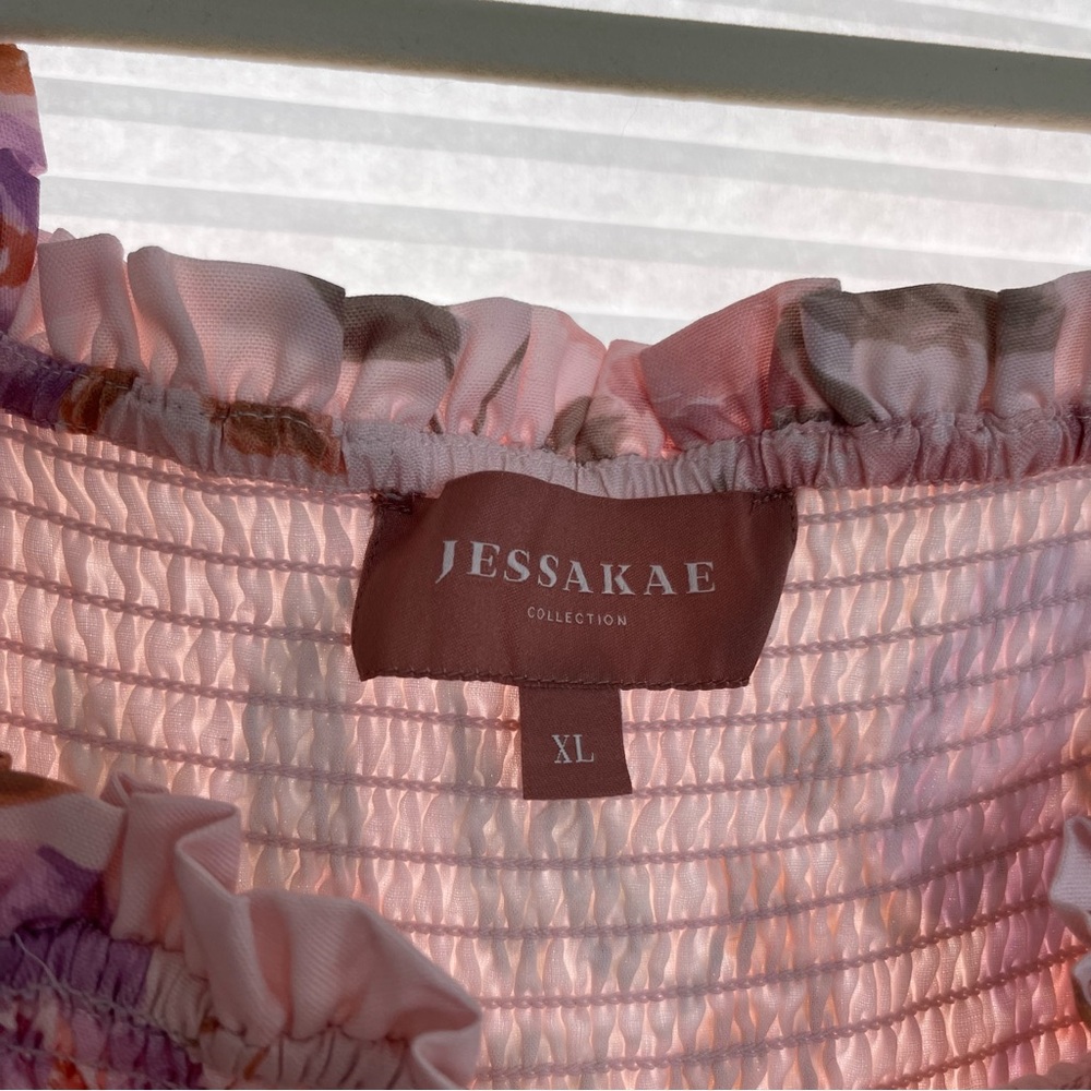 NWOT JessaKae Senna Dress in Mauve Floral - Picture 3 of 7